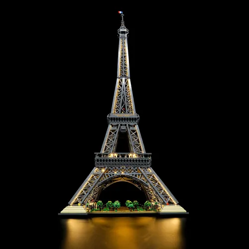 Vista 3 de BRIKSMAX Kit de iluminación LED para LEGO-10307 Torre Eiffel – Compatible con el modelo de bloques de construcción de Arquitectura Lego – No incluye