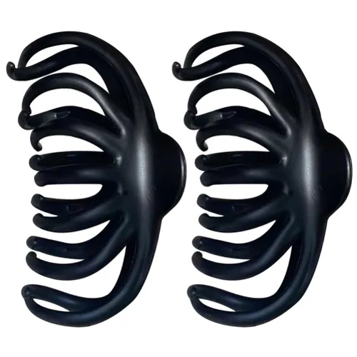 Vista 10 de Mobestech 2 pinzas para el cabello, pinzas decorativas para el cabello, pinzas de mariposa grandes para cabello grueso, pasador francés, pinzas