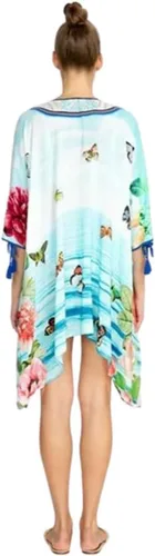 Vista 5 de Johnny Was Kimono corto Costa Azul Multi LG, Multi