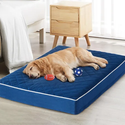 Vista 10 de WNPETHOME Camas ortopédicas XL para perros grandes, impermeables, extra grandes, con funda extraíble y lavable, cama para jaula de perro