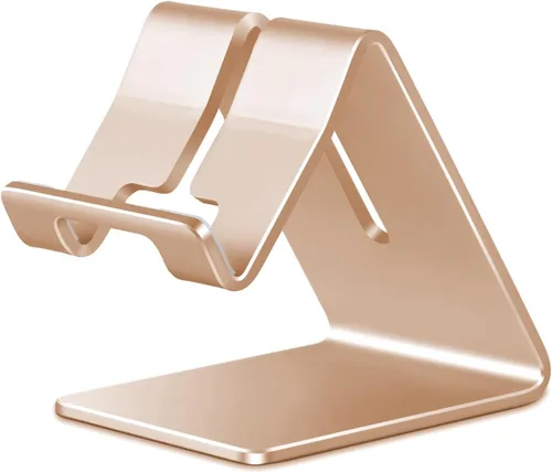 Vista 11 de Soporte para Teléfono, Soporte para Teléfono de Aluminio para iPhone 16 15 14 13 12 11 X 8 7 6 Plus 5, Tableta, Samsung, Huawei, Adecuado para Todos