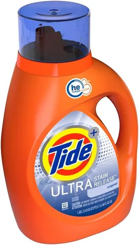 Vista 10 de Tide - Detergente líquido para lavandería, liberación ultra mancha, 46 onzas
