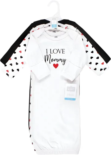 Vista 2 de Hudson Baby vestidos de algodón para bebés niñas