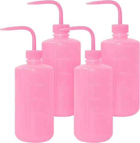 Vista 8 de Paquete de 4 botellas de lavado de tatuajes con difusor de chorro de agua (negro, 5.1 fl oz)