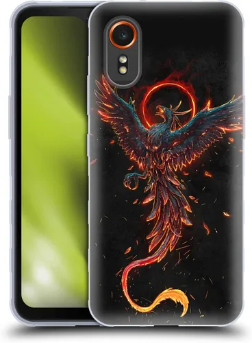Vista 8 de Head Case Designs Officially Licensed Christos Karapanos Artemis Mythical Art Soft Gel Case Compatible with Samsung Galaxy Xcover7 5G