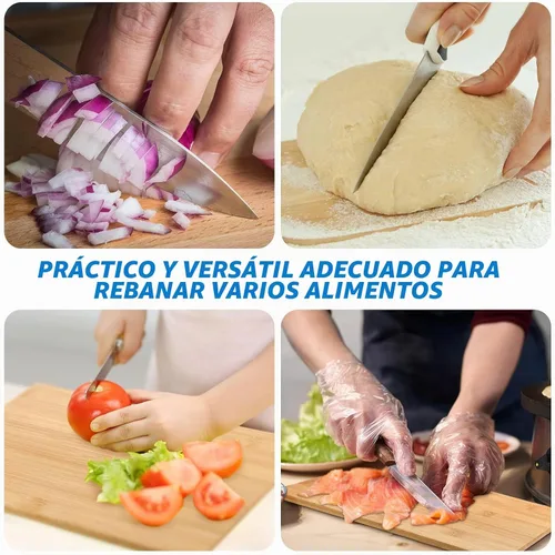 Vista 5 de 18 tablas de cortar de madera a granel, tablas de cortar de cocina grandes, juego de tablas de cortar de madera para cocina, carne, queso, pan