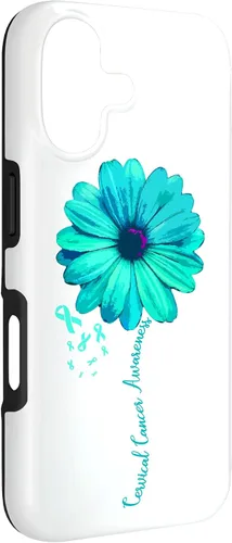 Vista 3 de Cervical Cancer Awareness Family Case Survivor Pretty Gift Case for iPhone 17