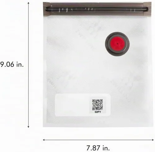 Vista 2 de ZWILLING Fresh & Save - Juego de máquina selladora al vacío de 4 piezas, 4 pequeñas bolsas reutilizables para aperitivos, bolsas Sous Vide