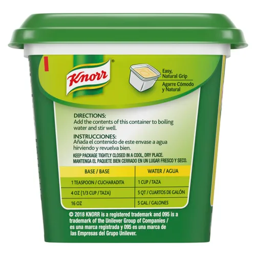 Vista 5 de Knorr Professional 095 Base de caldo de mariscos sin MSG añadido, 0.00 oz de grasa trans, 1 libra (paquete de 6)