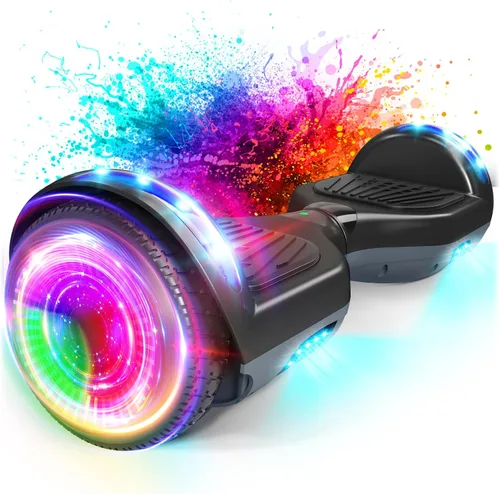Vista 10 de SISIGAD Scooter, 6.5" Flash Wheels & Corlorful LED Lights, All for Girls Boys Kids Ages 6+