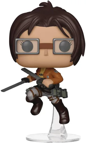 Vista 4 de POP Attack on Titan Hange Zoe Funko POP Figura de vinilo con funda protectora compatible POP Box, multicolor, 3.75 pulgadas