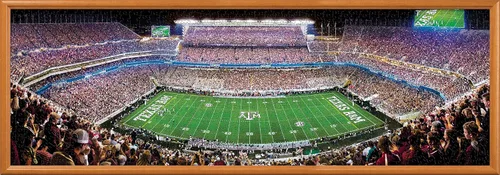 Vista 9 de MasterPieces Rompecabezas de 1000 piezas – NCAA Texas A&M Aggies vista panorámica del estadio de fútbol americano, divertido para adultos y familia