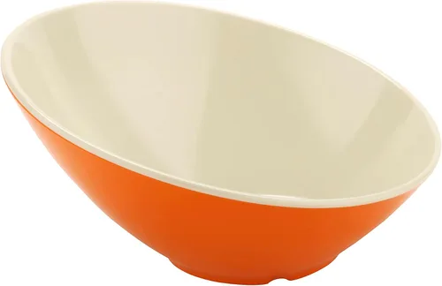 Vista 11 de G.E.T. B-792-W - Cuenco en ángulo para servir en cascada para ensaladas, arroz y postre, 24 onzas / 9.25 pulgadas, color blanco