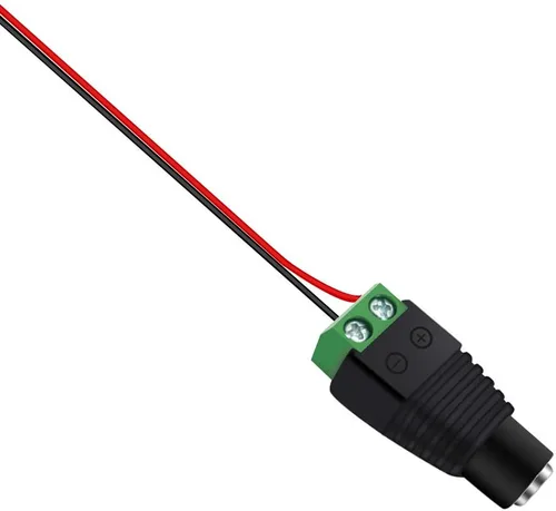 Vista 4 de inShareplus 10 pares de conectores adaptadores de enchufe de alimentación de CC de 0.217 in x 0.083 in, conector de terminal de tornillo macho