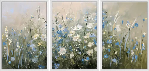 Vista 59 de SIGNWIN Lienzo enmarcado para pared, juego de arte de collage de hojas transparentes en blanco y negro, ilustraciones de naturaleza silvestre, arte