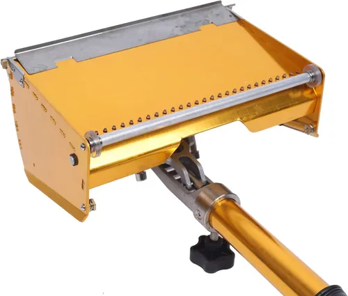 Vista 7 de Herramientas profesionales para paneles de yeso, caja de acabado plano de paneles de yeso de 9 pulgadas con mango de caja de 40 a 64 pulgadas, combo