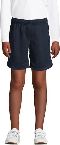 Vista 3 de Lands' End Pantalones cortos de gimnasio de malla para niñas