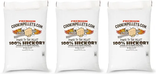 Vista 13 de CookinPellets Pellets de Madera Dura Natural de Manzana Premium y Arce Duro, Humo Dulce Ligero para Parrilla BBQ y Ahumador de Pellets, Bolsa de 40
