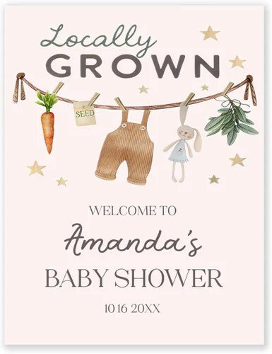 Vista 25 de Señal de bienvenida de Berry Sweet Baby Shower Fresa