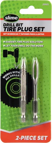 Vista 13 de Slime 20458 Kit de Parche y Tapón para Reparación de Neumáticos, Serie Pro, Lata de Almacenamiento, 10 Piezas