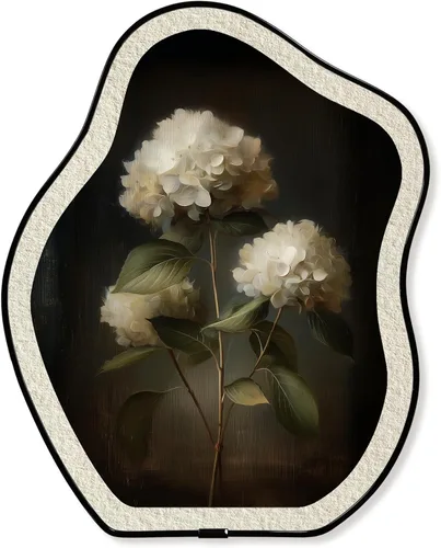 Vista 15 de KVEKVE Dark Academia - Decoración ovalada enmarcada para pared, paisaje gótico, naturaleza, luna Moody, decoración colgante, para pared o mesa