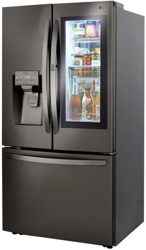 Vista 6 de Refrigerador inteligente de profundidad InstaView™ Door-in-Door® habilitado para wi-fi de 24 pies cúbicos con máquina Craft Ice™