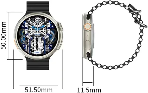 Vista 5 de ButxeT Smartwatch Z78 Ultra, reloj inteligente de fitness con pantalla redonda a color de 1.52 pulgadas, reloj inteligente multifuncional
