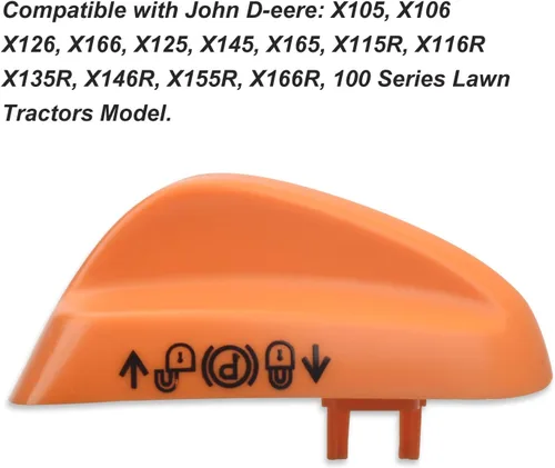 Vista 6 de GX23146 Pomo de freno de estacionamiento compatible con tractores de césped John D-eere Para D100, D105, D110, E100, E110, E120, E130, X105, X106