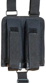 Vista 9 de Funda de hombro vertical Barsony con bolsa Mag para pistolas de tamaño completo de 0.354 in 40 45