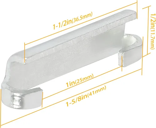 Vista 2 de KUAFU Trinquete reclinable compatible con La-Z-Boy LazyBoy acero plateado