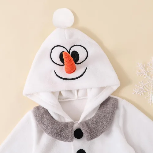 Vista 4 de Traje de Navidad para bebé niño y niña, mono de monstruo verde, mameluco de disfraz de Navidad