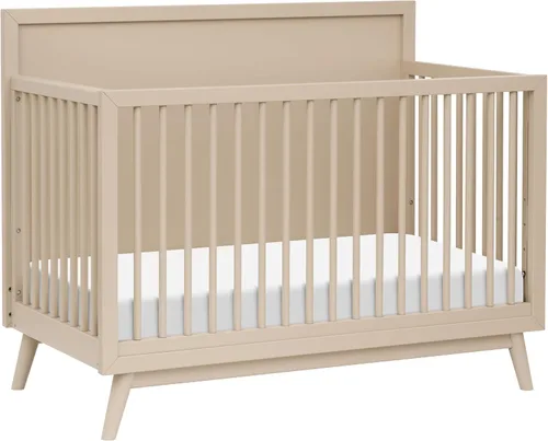 Vista 10 de Babyletto Palma - Cuna convertible 4 en 1 con kit de conversión de cama para niños pequeños en miel, certificado Greenguard Gold GREENGUARD