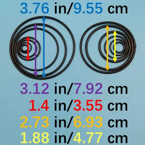 Vista 3 de Juego completo de juntas de motor de cabeza superior inferior compatible con Yamaha Raptor YFM700 YFM700R YFM700RSE YFM700RSE YFM700RSP 700 700R R