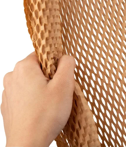 Vista 8 de Ready Roll Papel de embalaje de 12 pulgadas x 131 pies de panal de abeja, embalaje perforado, 1 rollo de envoltura de panal de abeja, embalaje