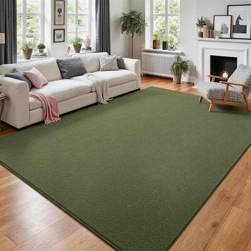 Vista 27 de Vasofe Alfombra de pasillo negra de 2 x 4 pulgadas, alfombra antideslizante de espuma viscoelástica gruesa para interiores, para guardería Negro