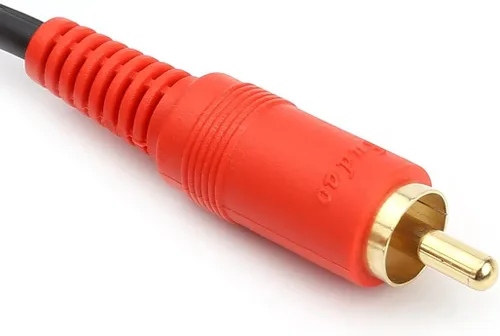 Vista 7 de JSJ Cable divisor RCA hembra a 2 machos, adaptador OFC Y chapado en oro de 8 pulgadas