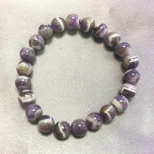 Vista 252 de Gem Avenue Handmade Round Bead Stretch Bracelet Unisex Natural Stone Beaded Jewelry for Men & Women, Elastic Wristband for Daily Wear