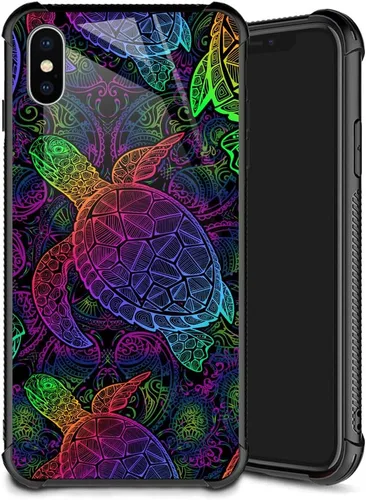 Vista 51 de Funda compatible con iPhone Xs, diseño de plexiglás X para niños y hombres, diseño de lobo malo, a prueba de golpes, antiarañazos, para iPhone X/Xs