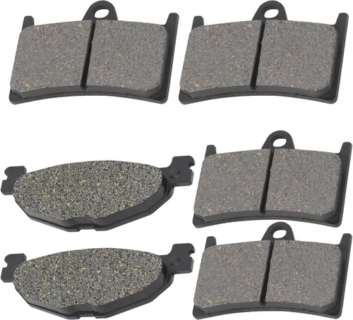 Vista 4 de Road Passion Pastillas de freno delanteras y traseras compatibles con Yamaha TDM 900 2002-2015 FJR 1300 R/RC/S/AS/T/AT 2003-2005 XV 1900