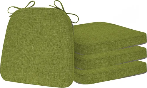 Vista 13 de ELFJOY - Cojines antideslizantes para sillas de comedor, color gris oscuro