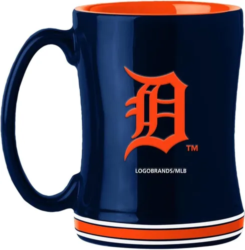 Vista 7 de MLB - Taza unisex de 14 oz con relieve esculpido Color del