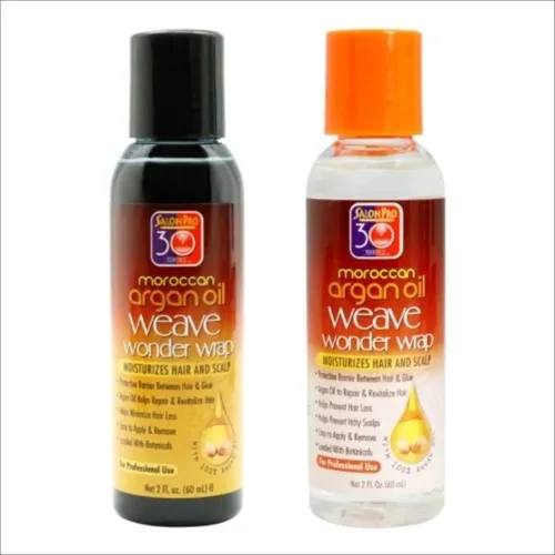 Vista 2 de Salon Pro 30 Sec - Aceite de argán marroquí Wonder Wrap hidrata el cabello y el cuero cabelludo, 2 onzas, oscuro