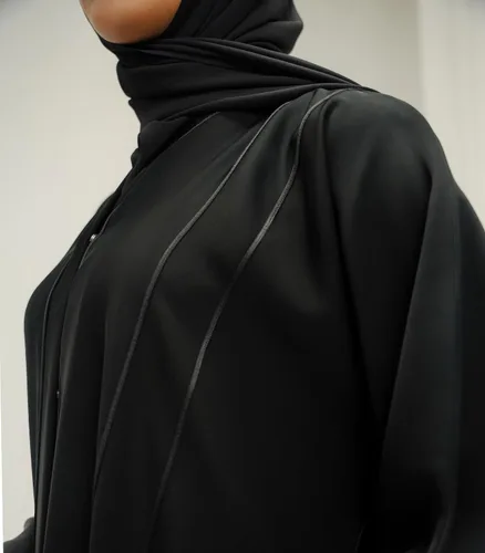 Vista 9 de Abaya elegante y moderna para mujer, ligera, fluida, suave y perfecta para cualquier ocasión