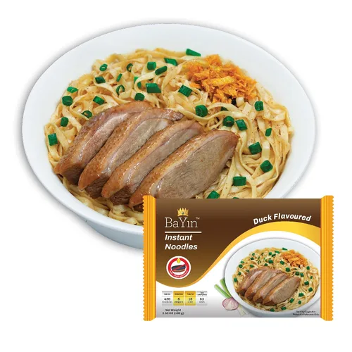 Vista 12 de Bayin - Fideos instantáneos - no fritos - secos 3.53oz (100g) (5, sabor a pollo y coco)