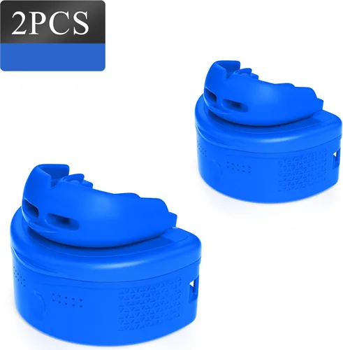 Vista 2 de 2 protectores bucales deportivos para adultos jóvenes, protectores bucales para aparatos ortopédicos, protectores bucales de lucha libre