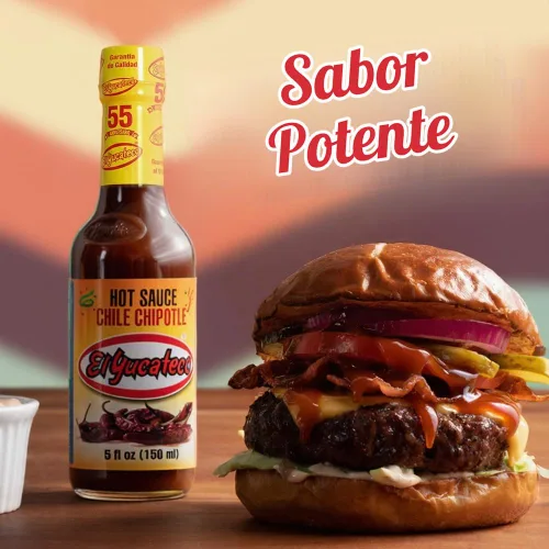Vista 5 de El Yucateco Chile Chipotle Salsa picante, 5 onzas líquidas, paquete de 2