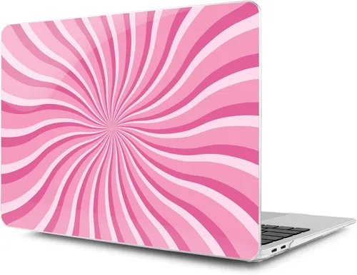 Vista 37 de MEEgoodo Funda para MacBook Air de 13 pulgadas 2021 2020 2019 2018 lanzada A2337 M1 A2179 A1932 con Touch ID, carcasa rígida de plástico y cubierta