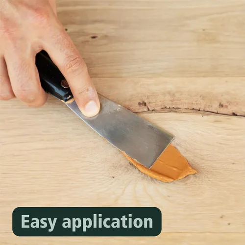Vista 3 de Rubio Monocoat Woodfiller Quick (oscuro), bolsa de 3.53 onzas Masilla de relleno de madera de curado rápido para carpintería interior y parcheo