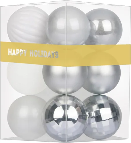 Vista 144 de Esferas pequeñas de Navidad de bronce y dorado de 1.6 pulgadas, adornos para decoración de árbol de Navidad, bolas colgantes inastillables