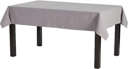 Vista 6 de Caldo Mantel rectangular de lino (mostaza)